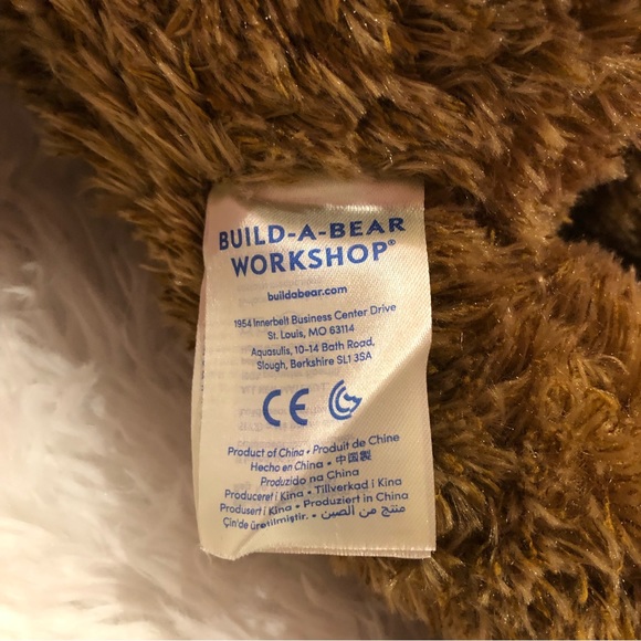 Bunny Build A Bear Workshop Easter Blue Eye Bunny Striped Ears - Picture 7 of 9